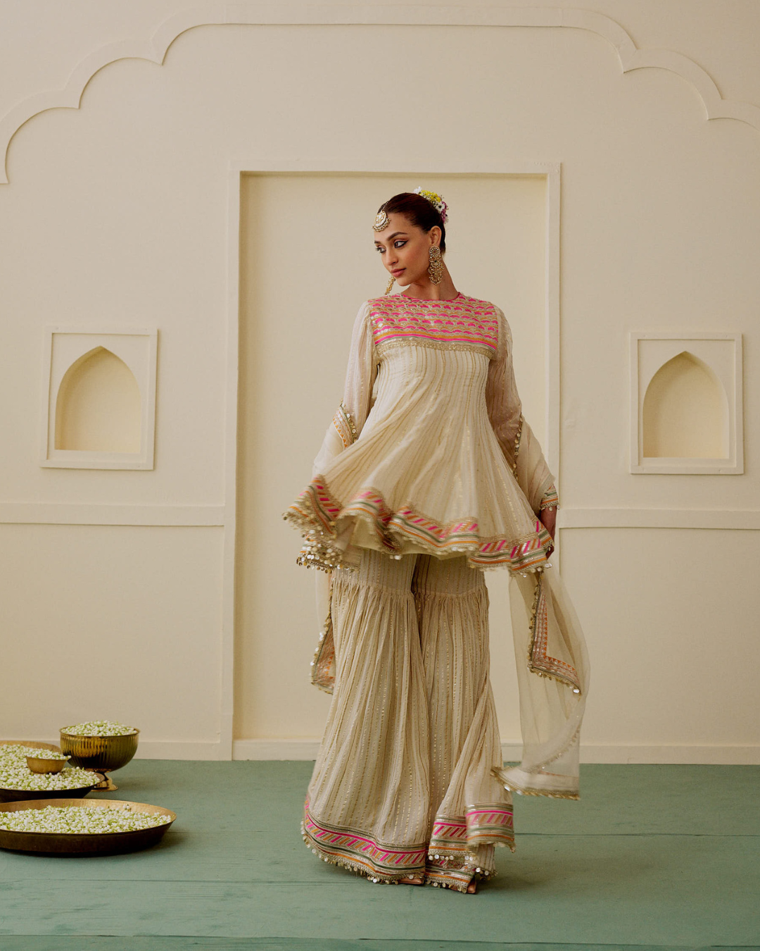Gopi Vaid -  Malak AG Sharara Set From Chaar Bagh