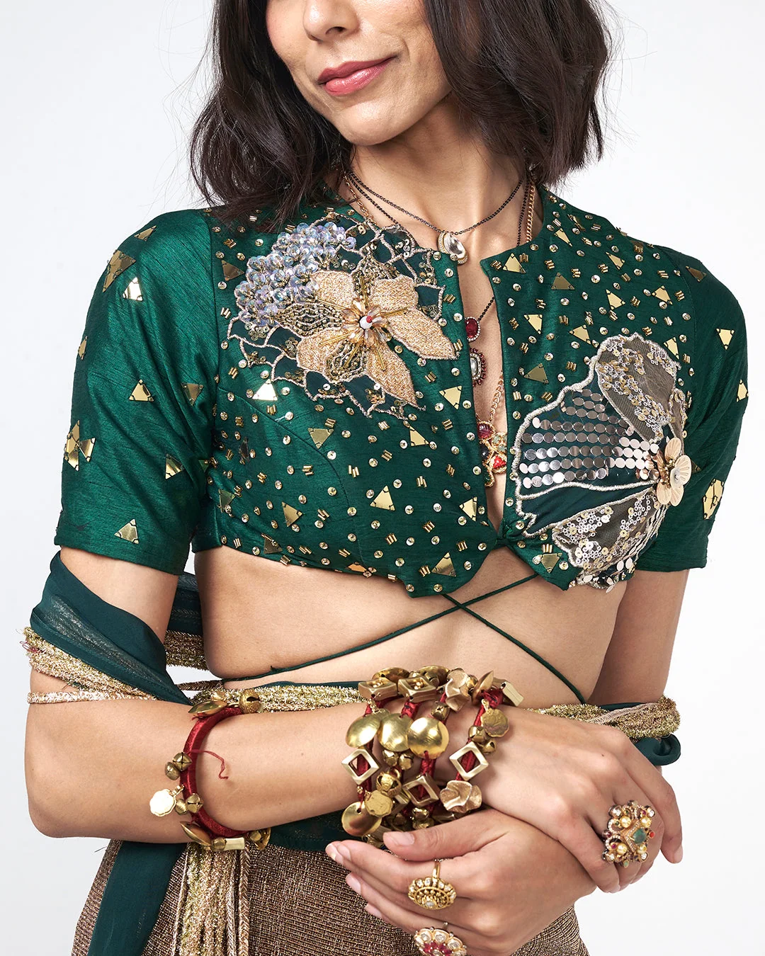Rishi and Vibhuti - Drape Dramz Set From Gulon Ke Rang