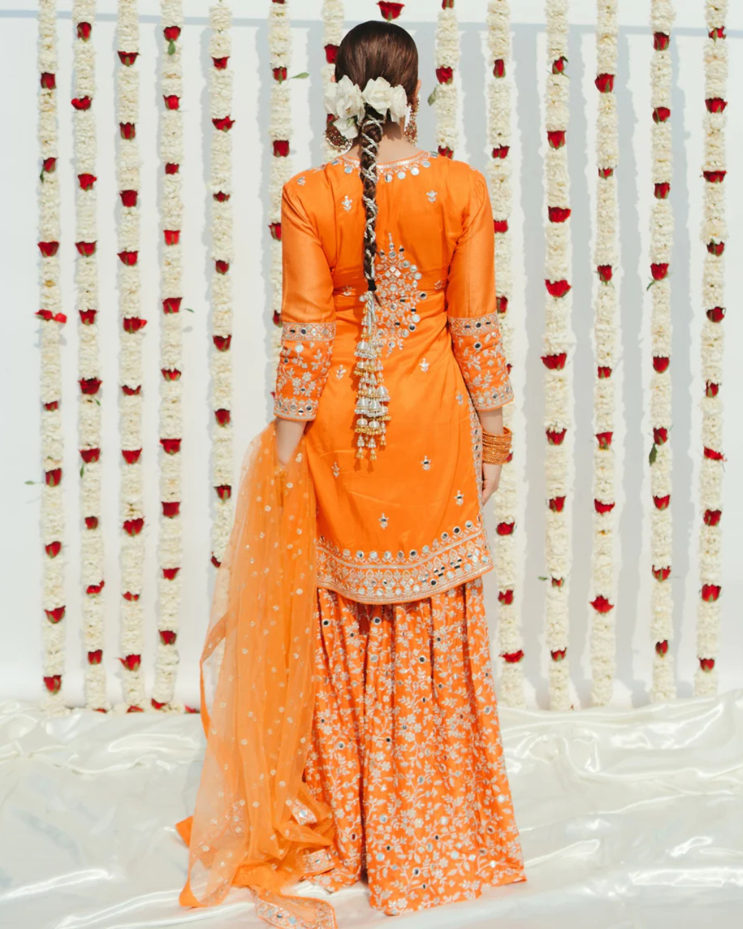 Gopi Vaid - Aamna Sharif in Aadhira Sharara Set From Jhilmil