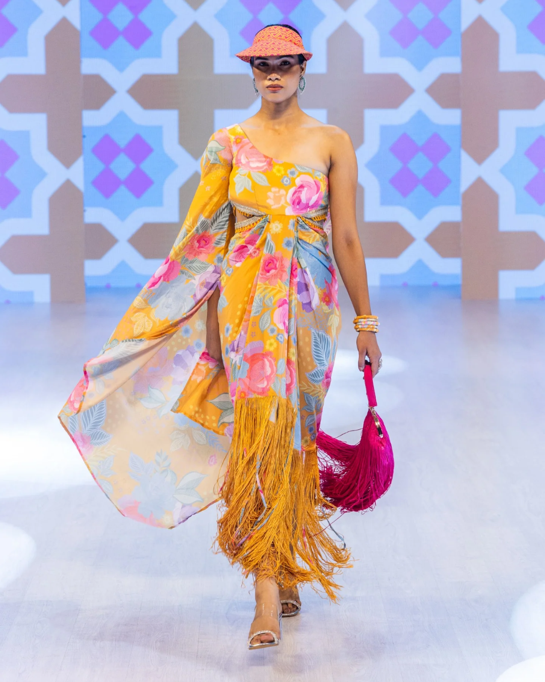 Rishi and Vibhuti - Marigold TFD Fringe Dress From Rock & Roll