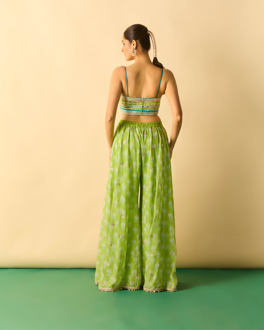 Gopi Vaid - Dharika Cape Set From Chaar Bagh