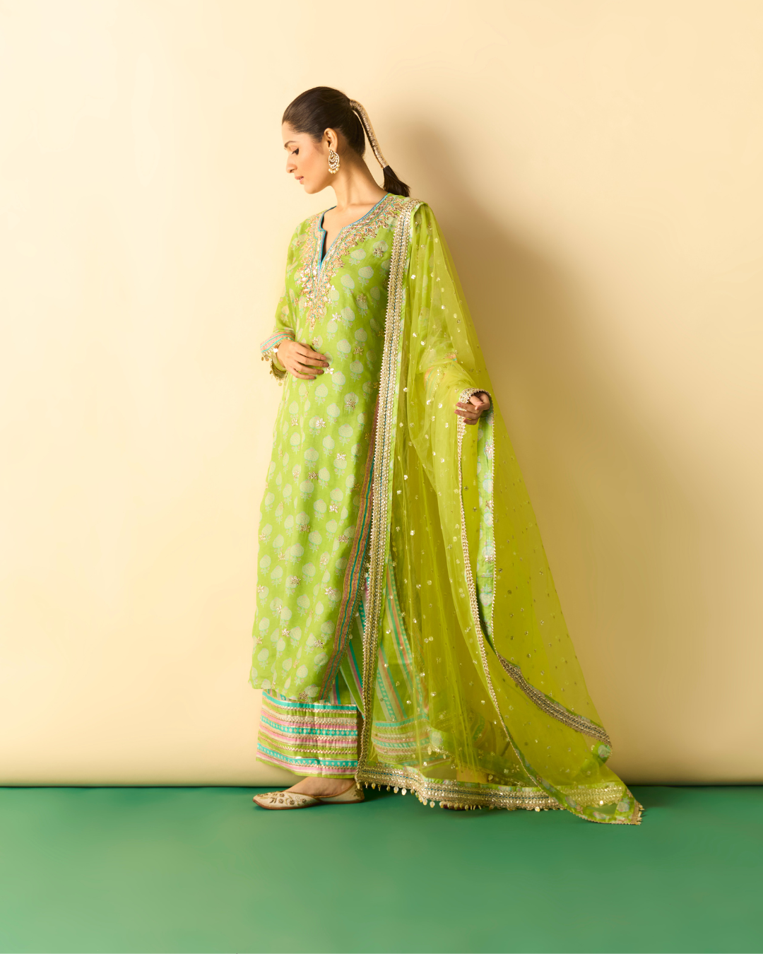 Gopi Vaid - Dwiti Kurta Set From Chaar Bagh