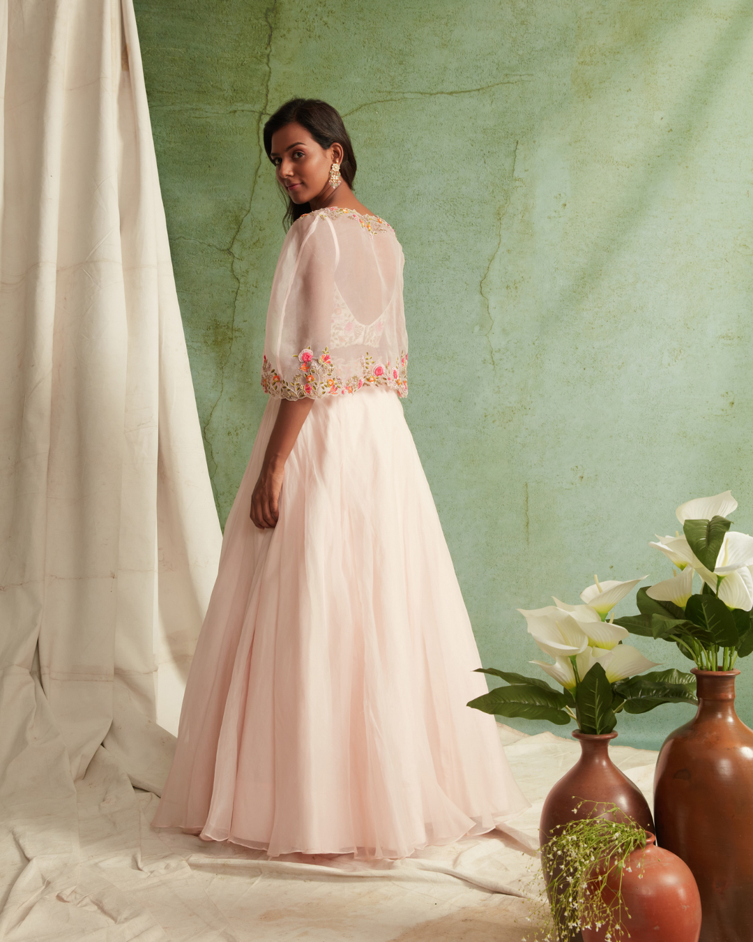 Priyanka Jain - Skirt With Blouse And Short Cape From Love Of Tomorrow
