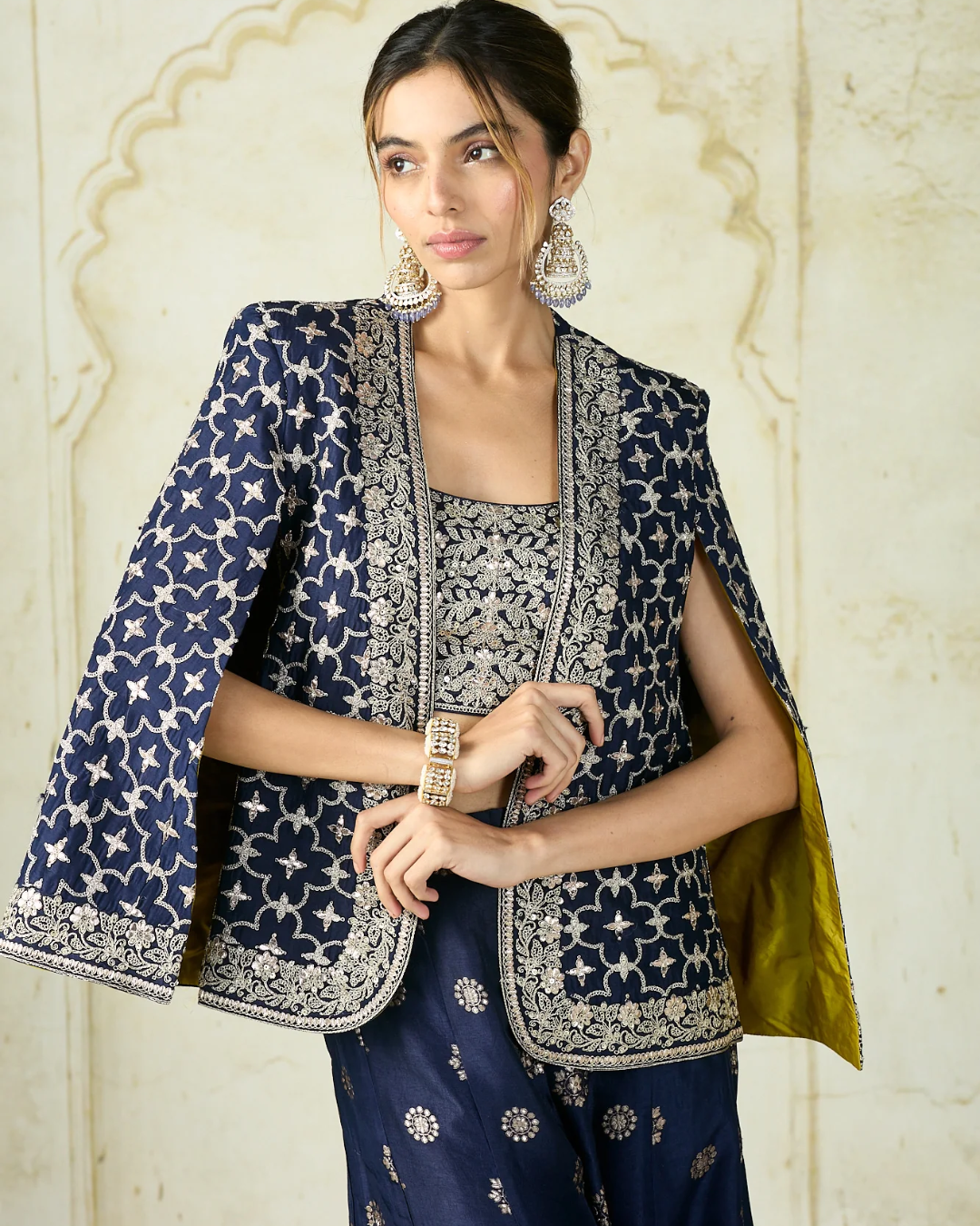 Gopi Vaid - Saachi Bhasin in Shaina Pant Set From Nizaam