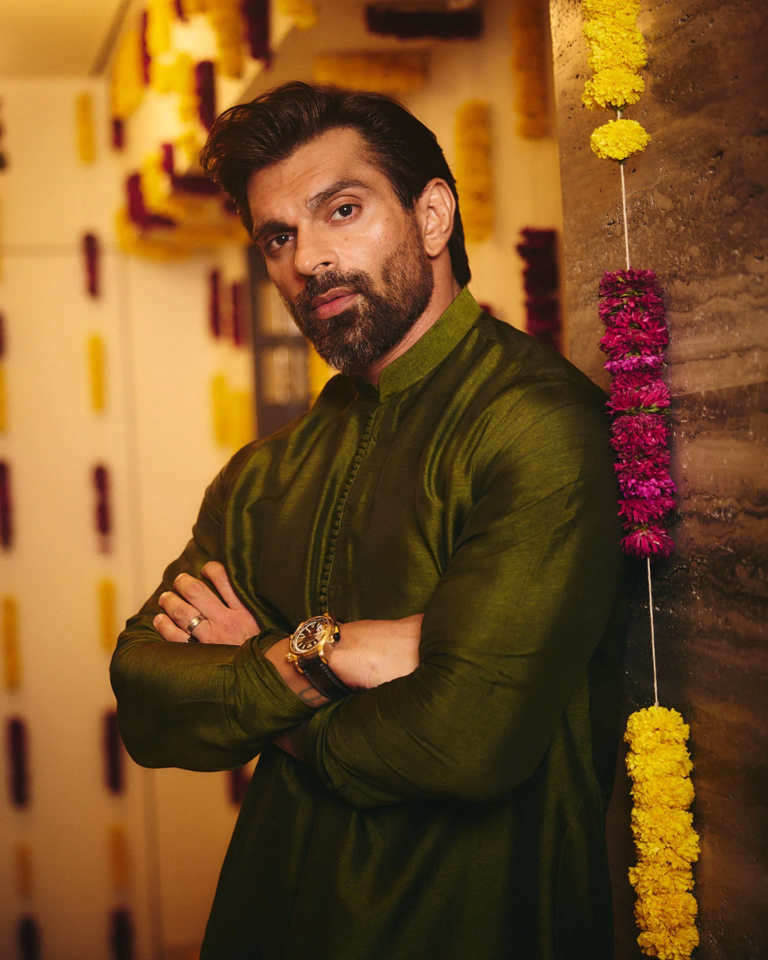 Gopi Vaid - Karan Singh Grover in Farid Kurta Set From Nizaam