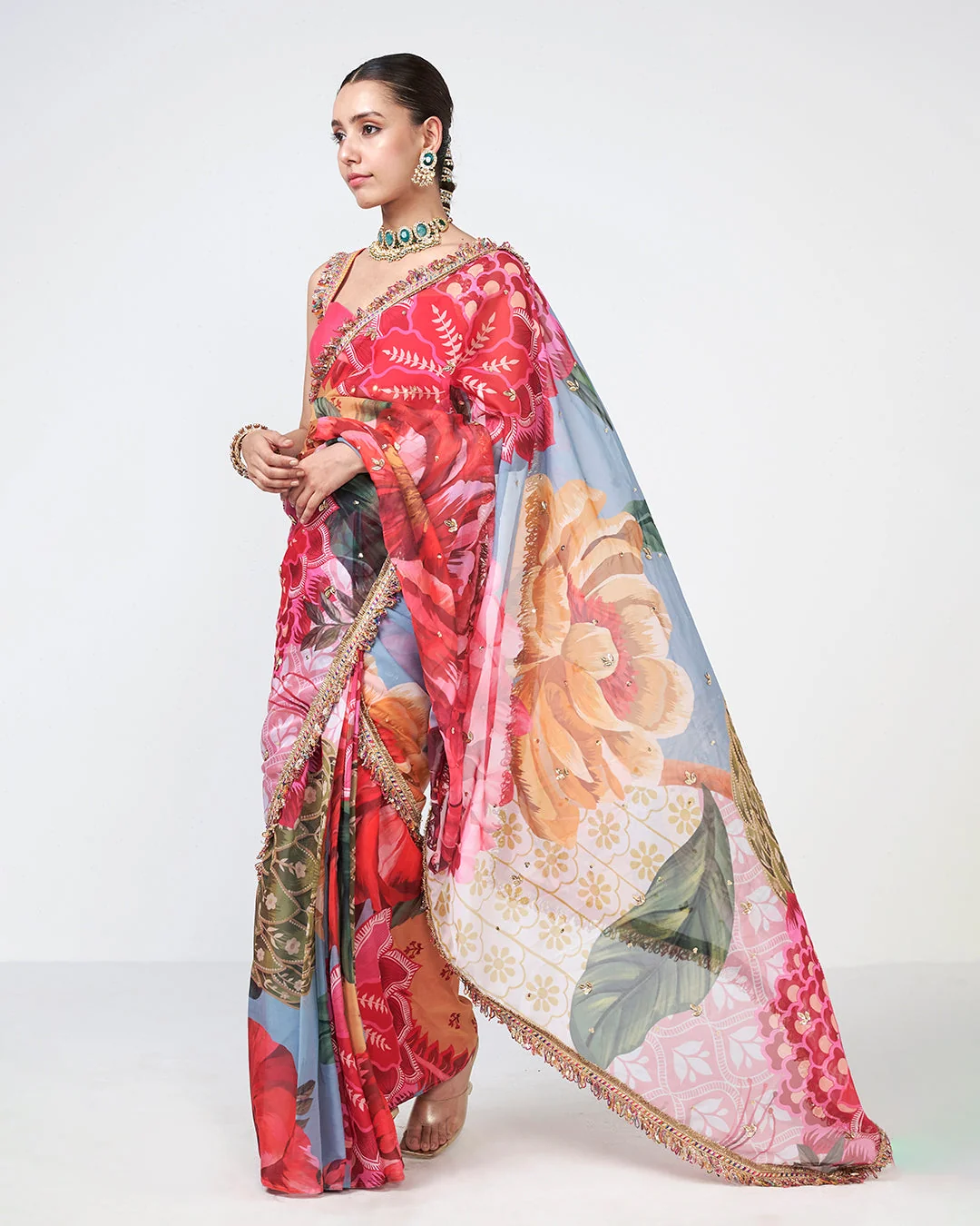 Rishi and Vibhuti - Phool Bagh Saree From Gulon Ke Rang
