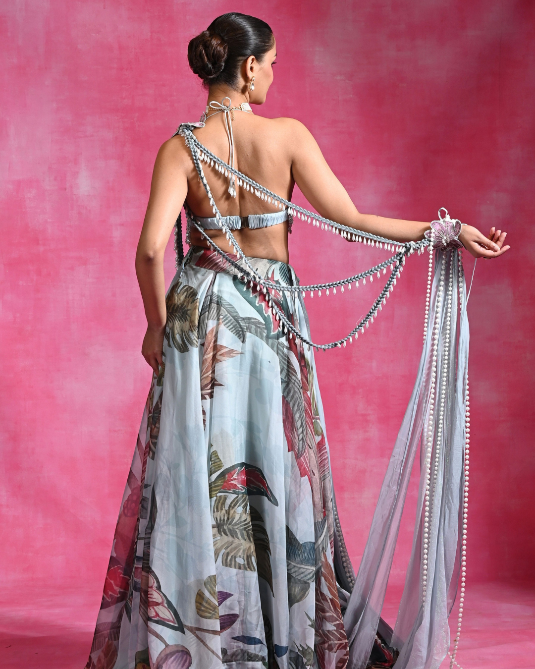 Rishi and Vibhuti -  Chaand Baag Lehenga From Ek Main Aur Ek Tu