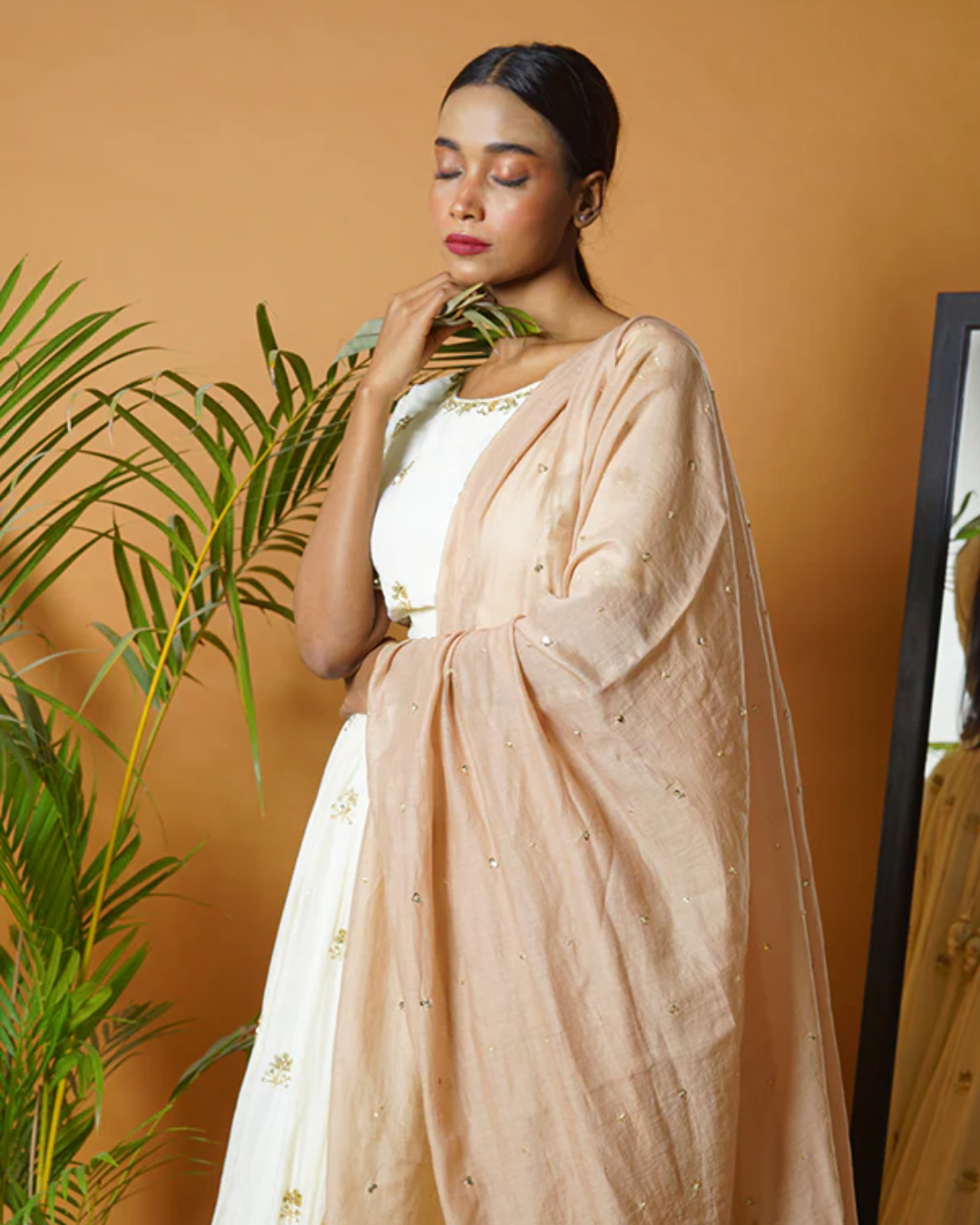 Sonali Bansal - Off white lehenga set From Fiza