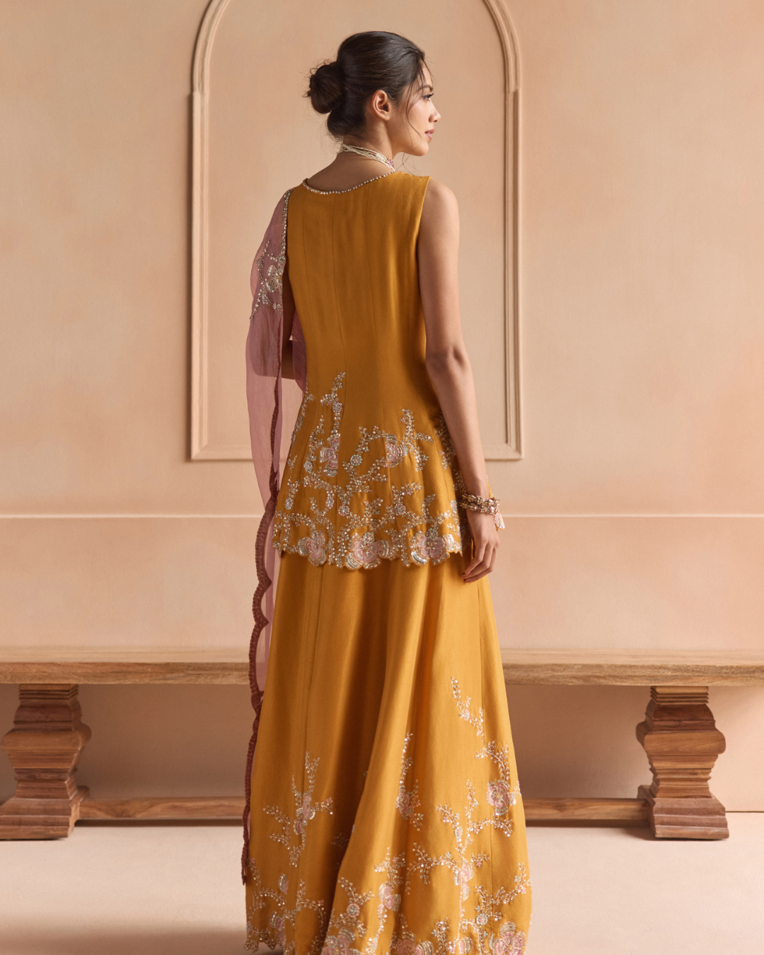 Osaa By Adarsh - Marigold Sharara Set From Off The Record