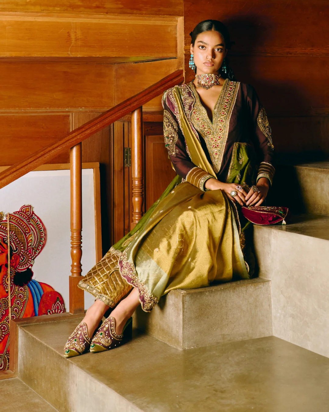 Aditi Gupta - Latika Anarkali Set From Chitrakatha
