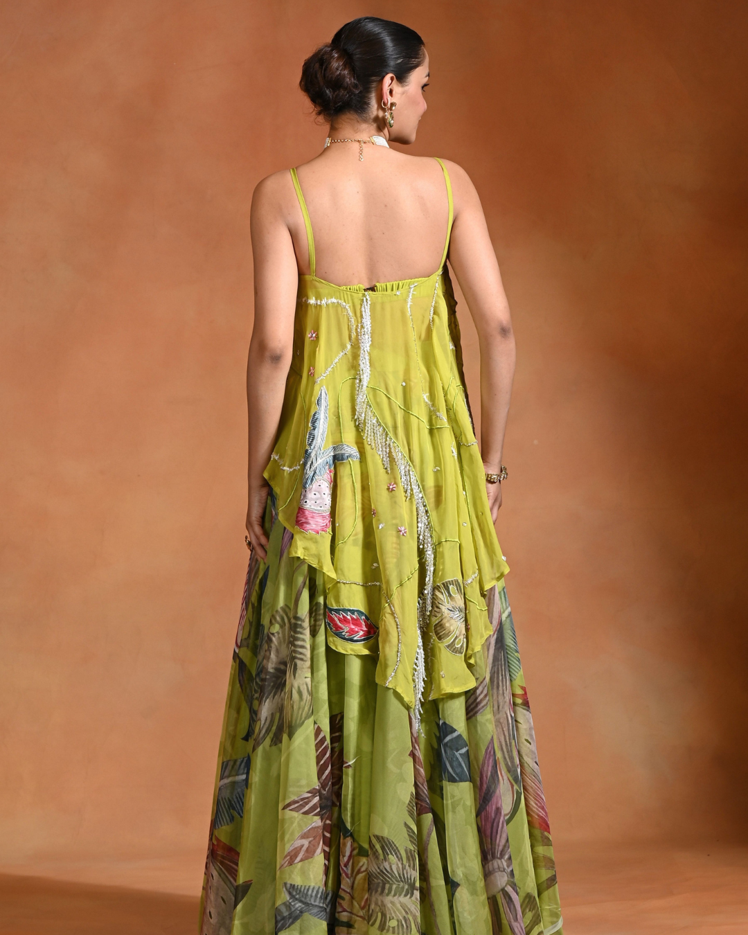 Rishi and Vibhuti - Oasis Lehenga From Ek Main Aur Ek Tu