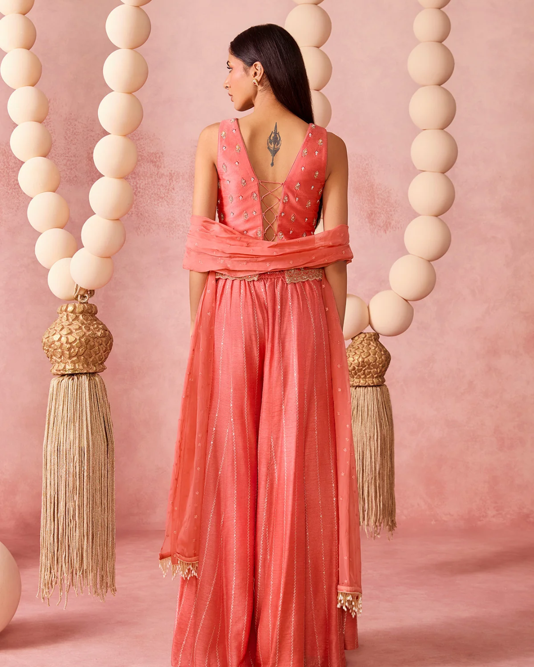 Chamee & Palak - Revati Flared Pant Set From Jhoom