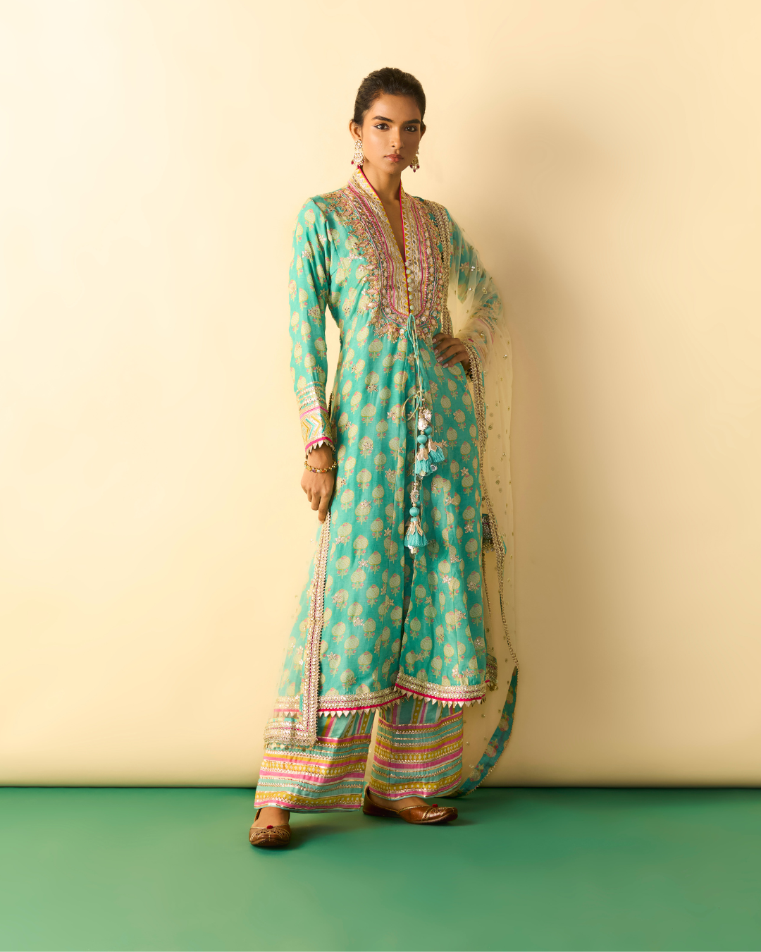 Gopi Vaid - Binita Pallazo Set From Chaar Bagh