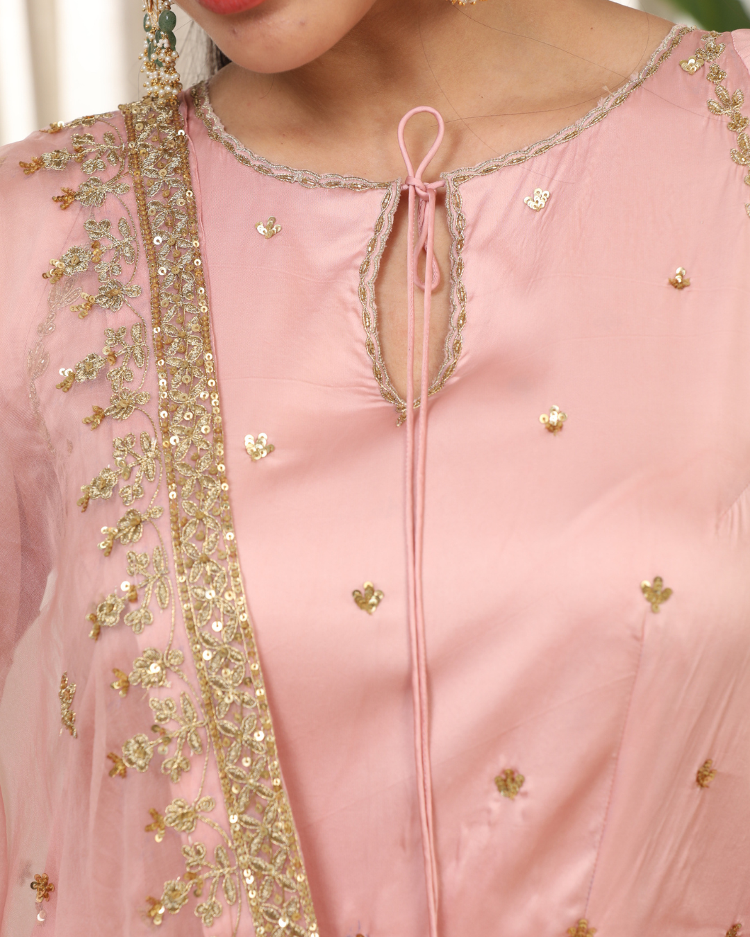 Esha Koul - Sonam Pink Kurta Set