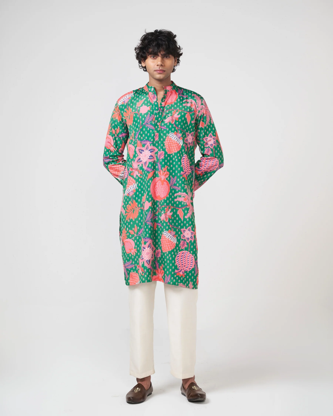 Rishi and Vibhuti - Jade Kurta From Gulon Ke Rang