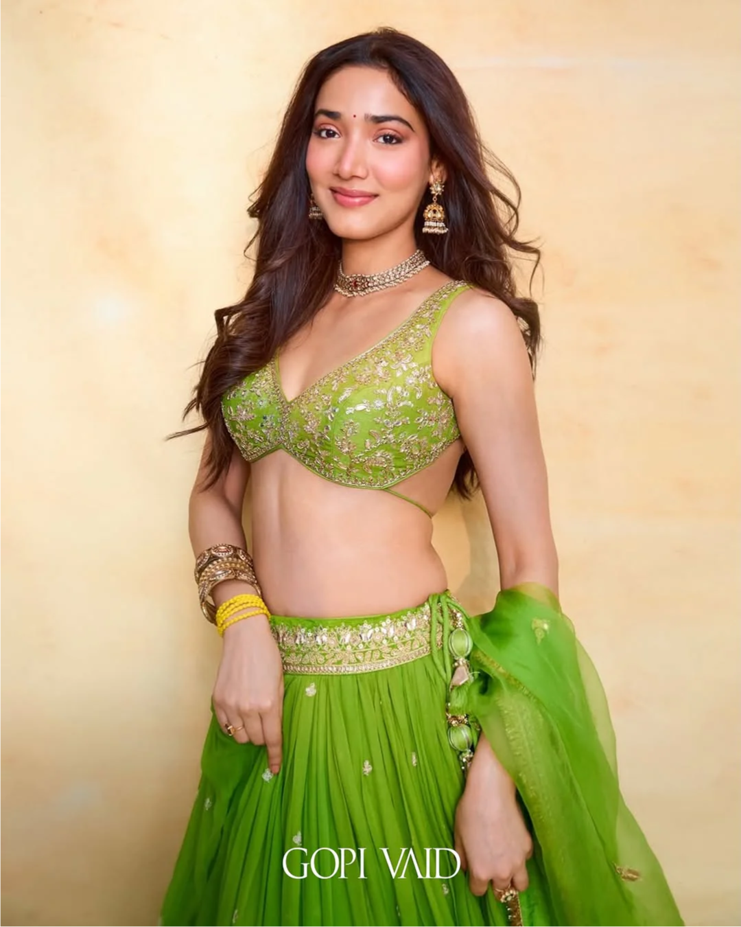 Gopi Vaid - Medha Shankar in Senedra Lehenga Set From Nizaam