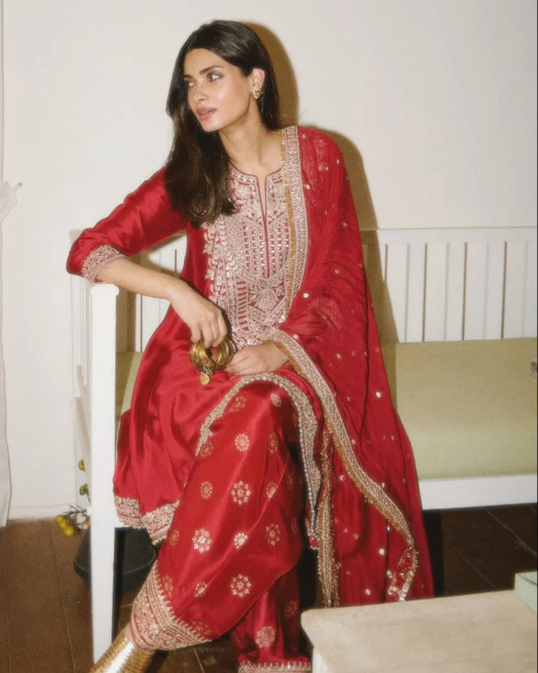Gopi Vaid - Daina Penty in Misha Farshi Set From Nizaam