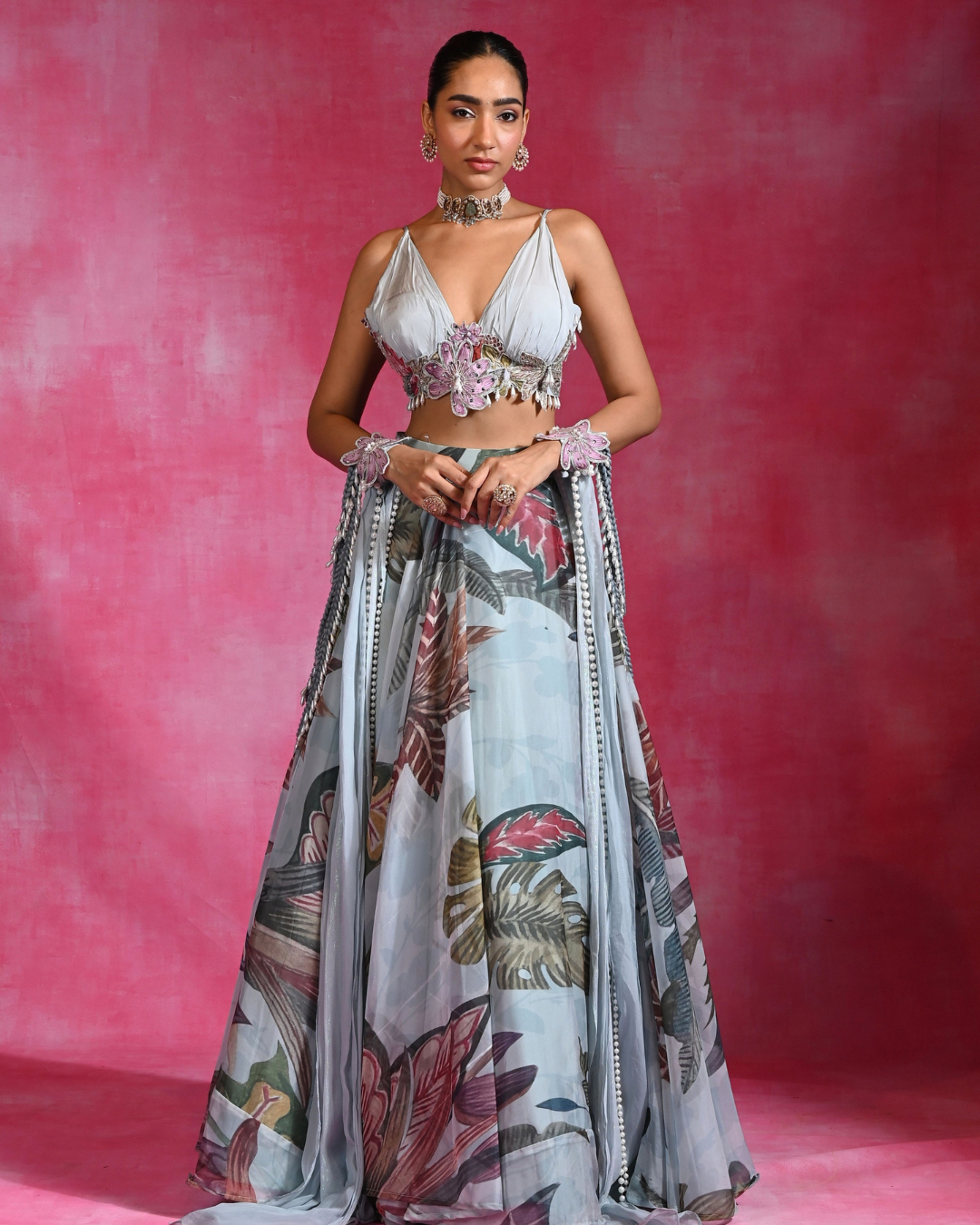 Rishi and Vibhuti - Icy Woo Lehenga From Ek Main Aur Ek Tu