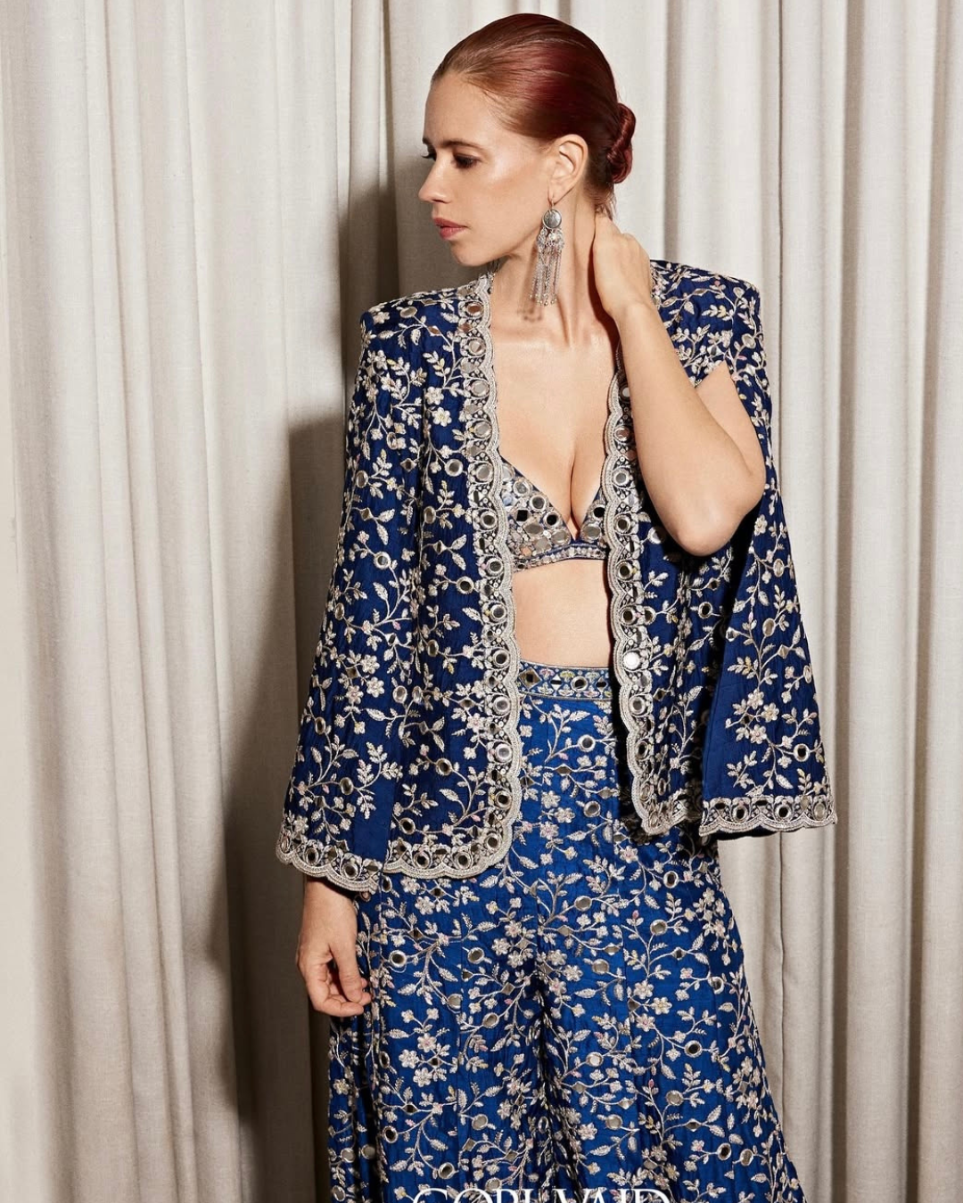 Gopi Vaid - Kalki Koechlin in Dhyeya Pant Set From Jhilmil