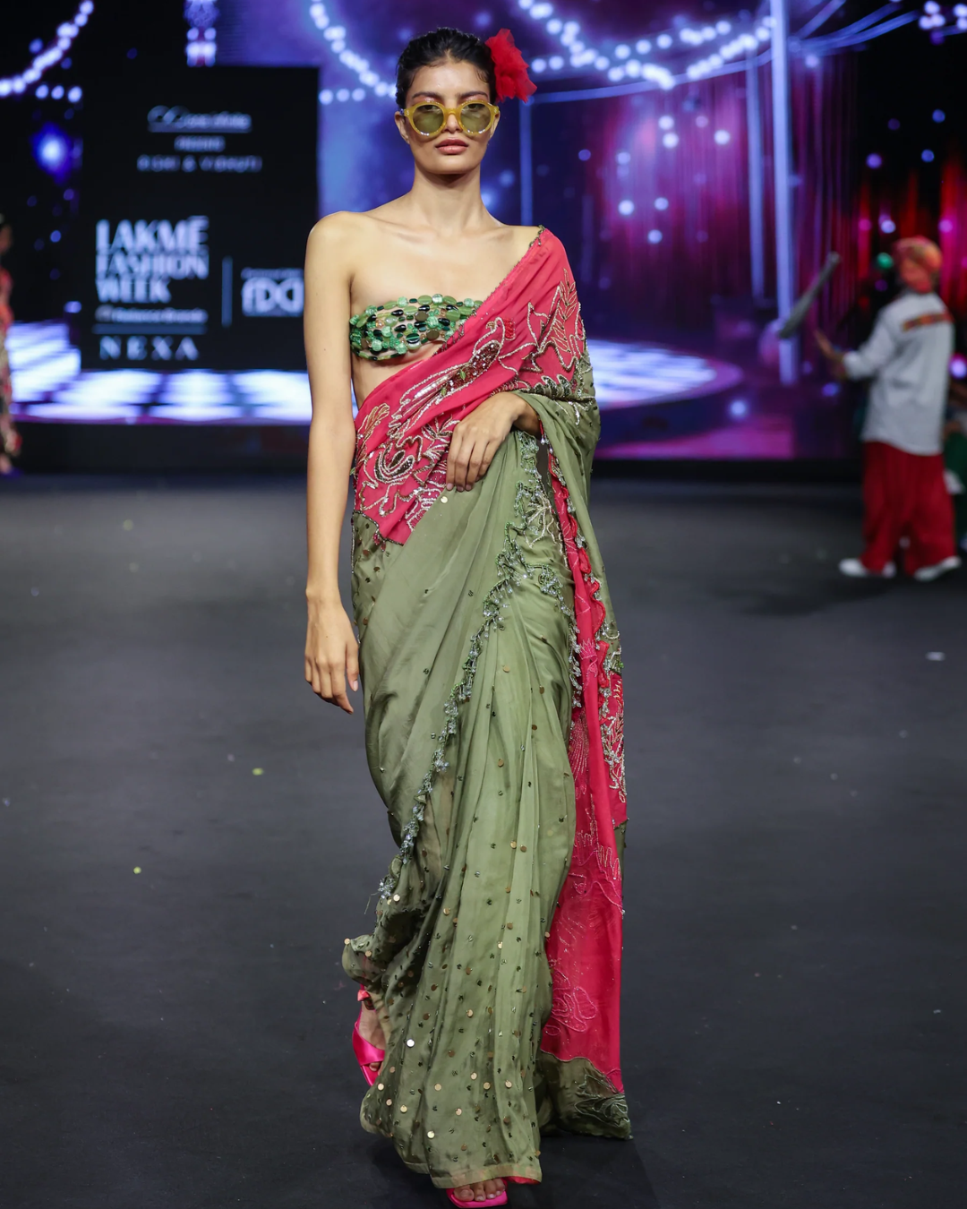Rishi and Vibhuti - Jaanejaan saree From Tamasha