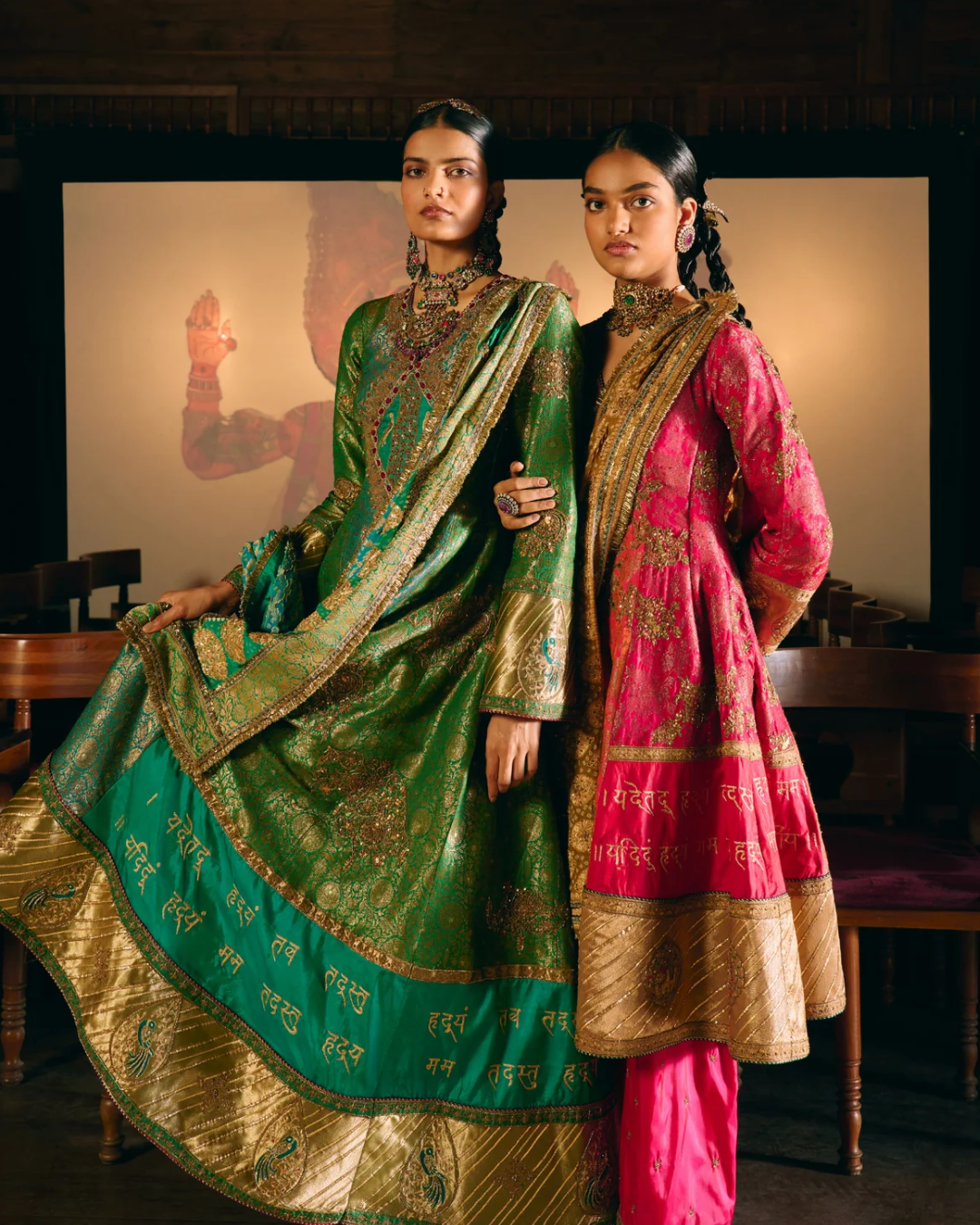 Aditi Gupta - Gulbahar Anarkali Set From Chitrakatha