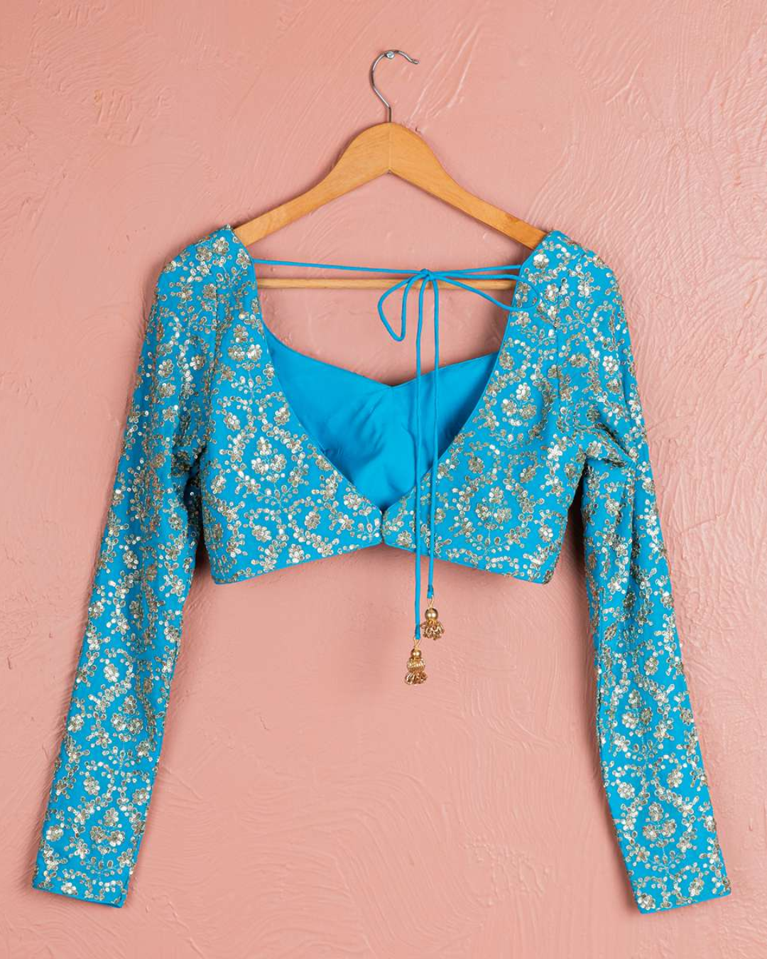 Anisha Shetty - Capri Blue Lehenga Set