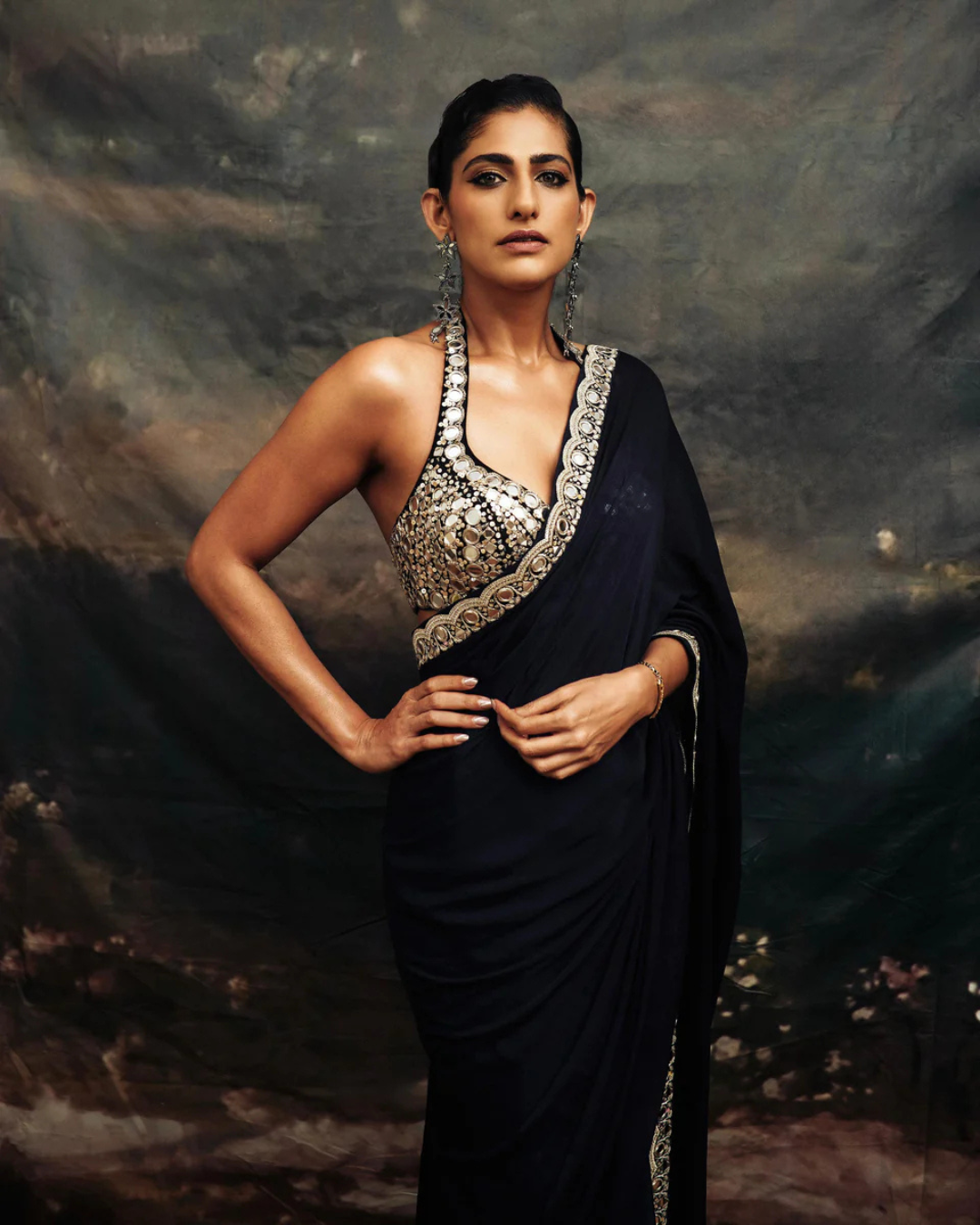 Gopi Vaid - Kubbra Sait Saree From Jhilmil