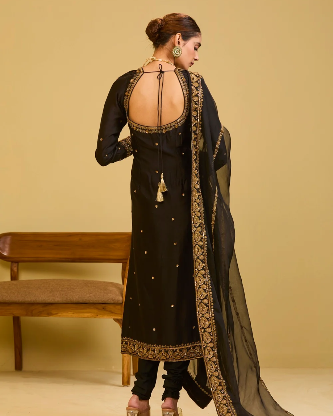 Esha Koul - Black Kurta Set From Naaz