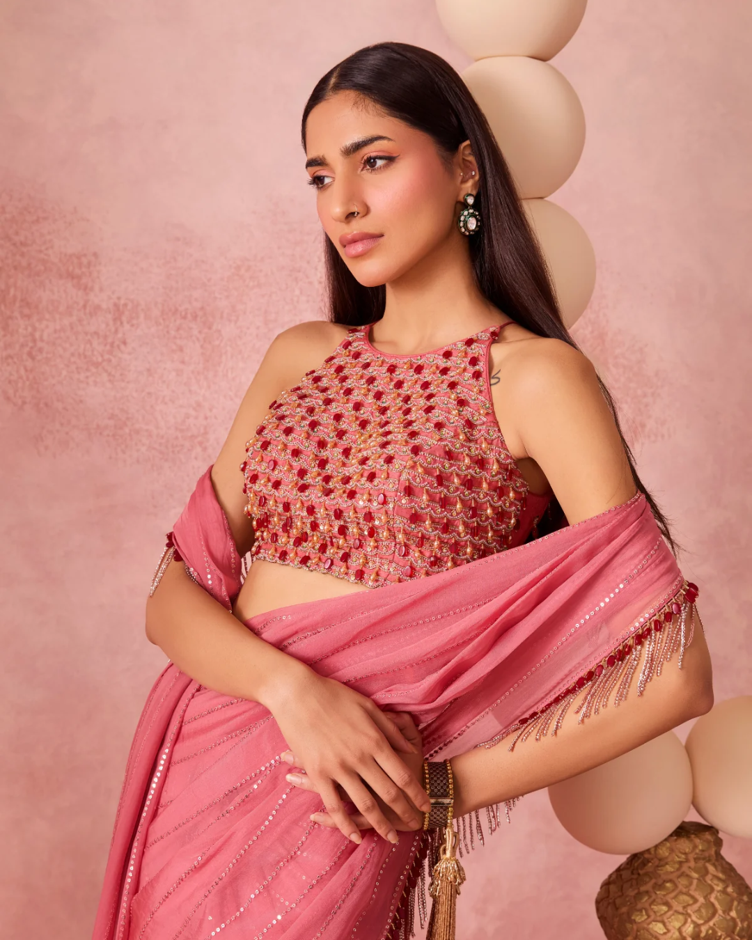 Chamee & Palak - Seher Saree From Jhoom