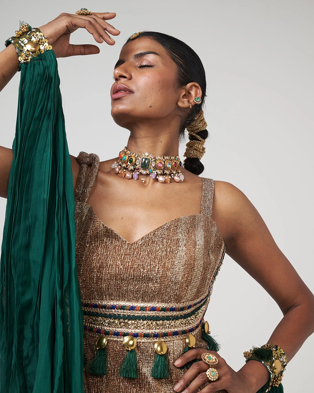 Rishi and Vibhuti - Sand Dunes Dress From Gulon Ke Rang