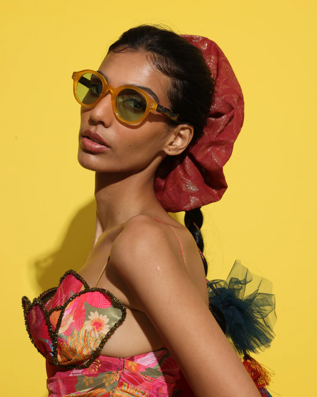 Rishi and Vibhuti - Cocktail drape dress From Tamasha