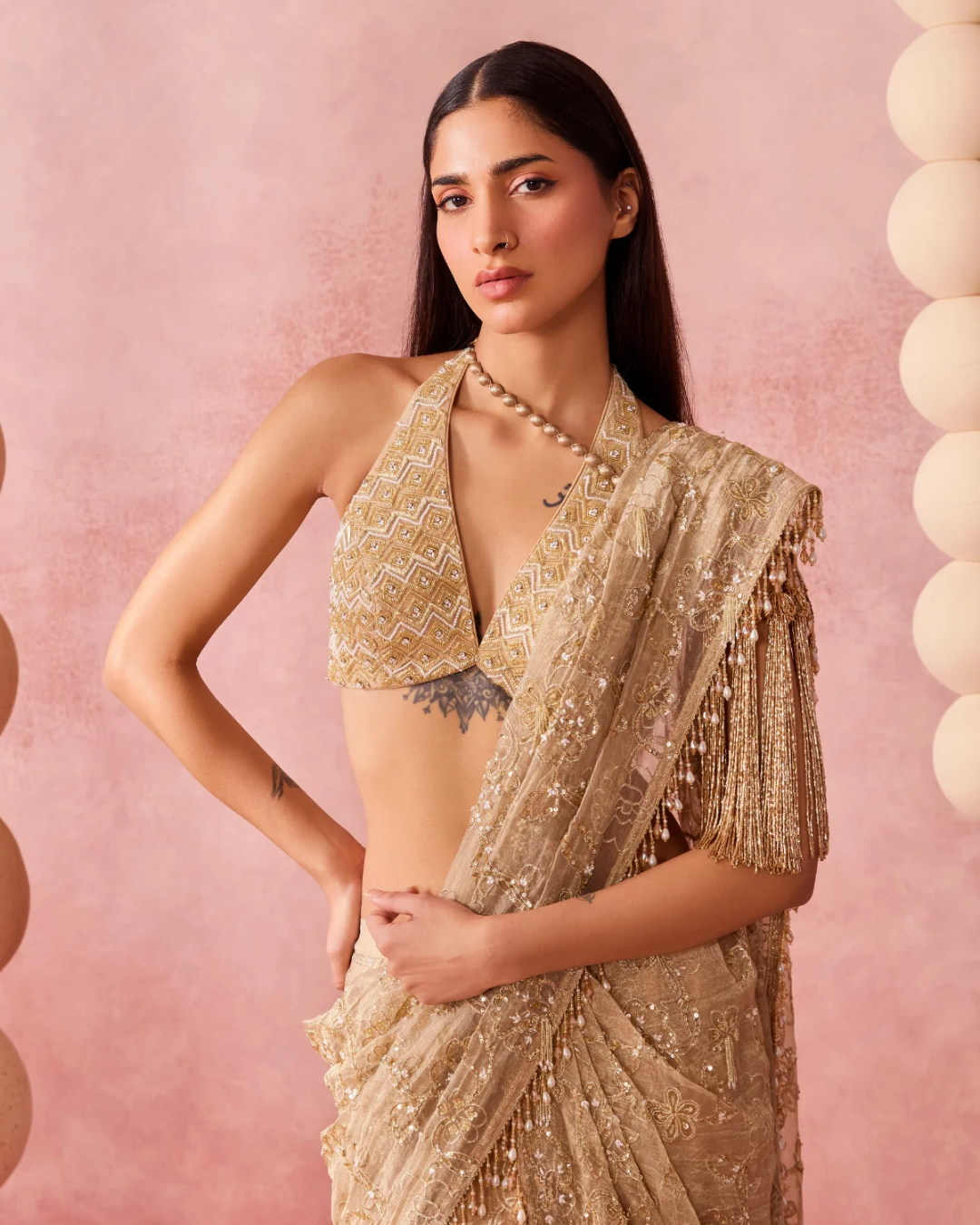 Chamee & Palak - Sitara Saree From Jhoom