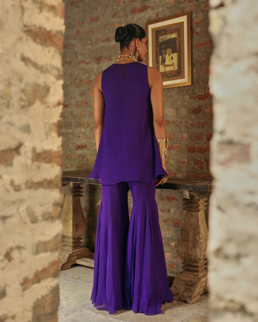Label Moni K - Mandala Sharara Suit From Naqsh