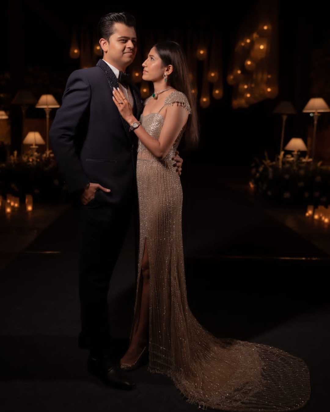 Isa by Dolly Wahal - Nude Fishcut Gown From Athena