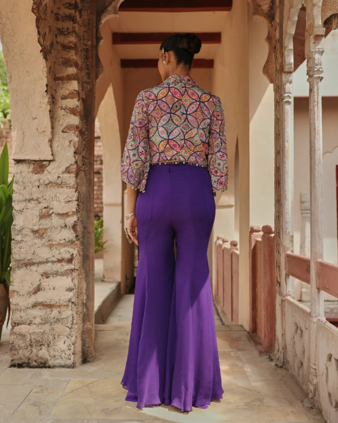 Label Moni K - Ameera Sharara Set From Naqsh