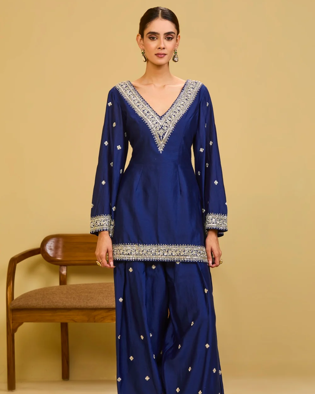 Esha Koul - Blue Salwar Set From Naaz