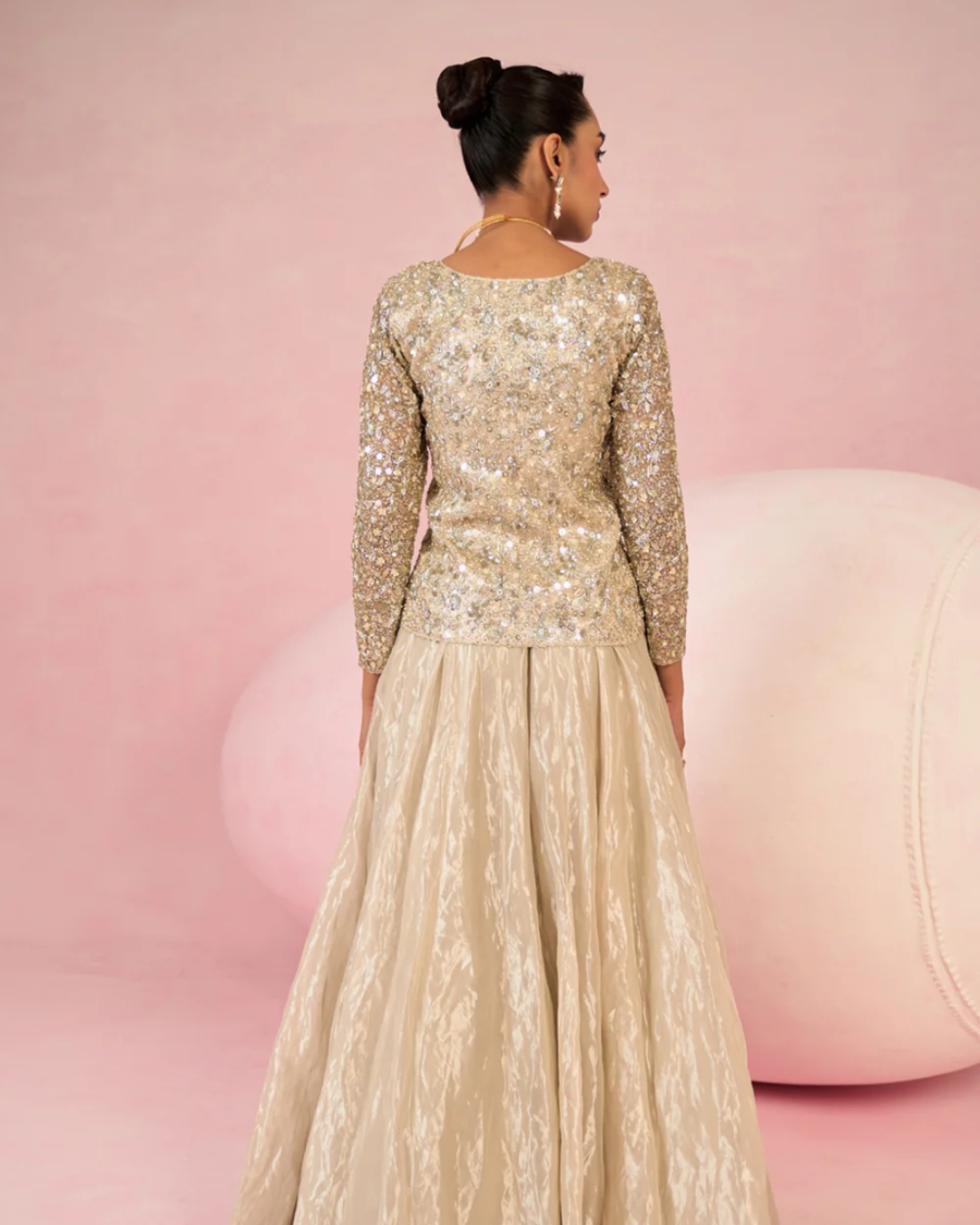 Prevasu - Ivory Jacket Set From Solene