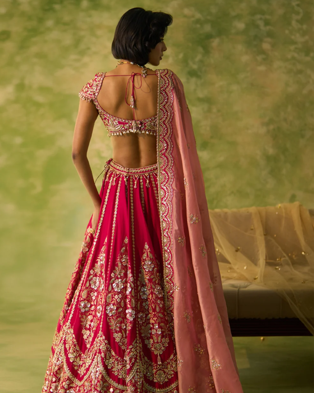 Prevasu - Rani Pink Lehenga Set From Silsila