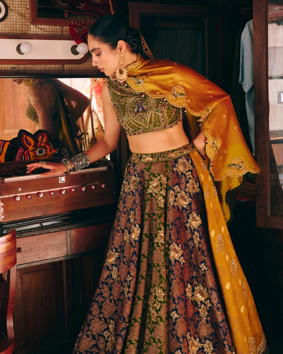 Aditi Gupta - Mādhurya Multicolor Lehenga Set From Chitrakatha