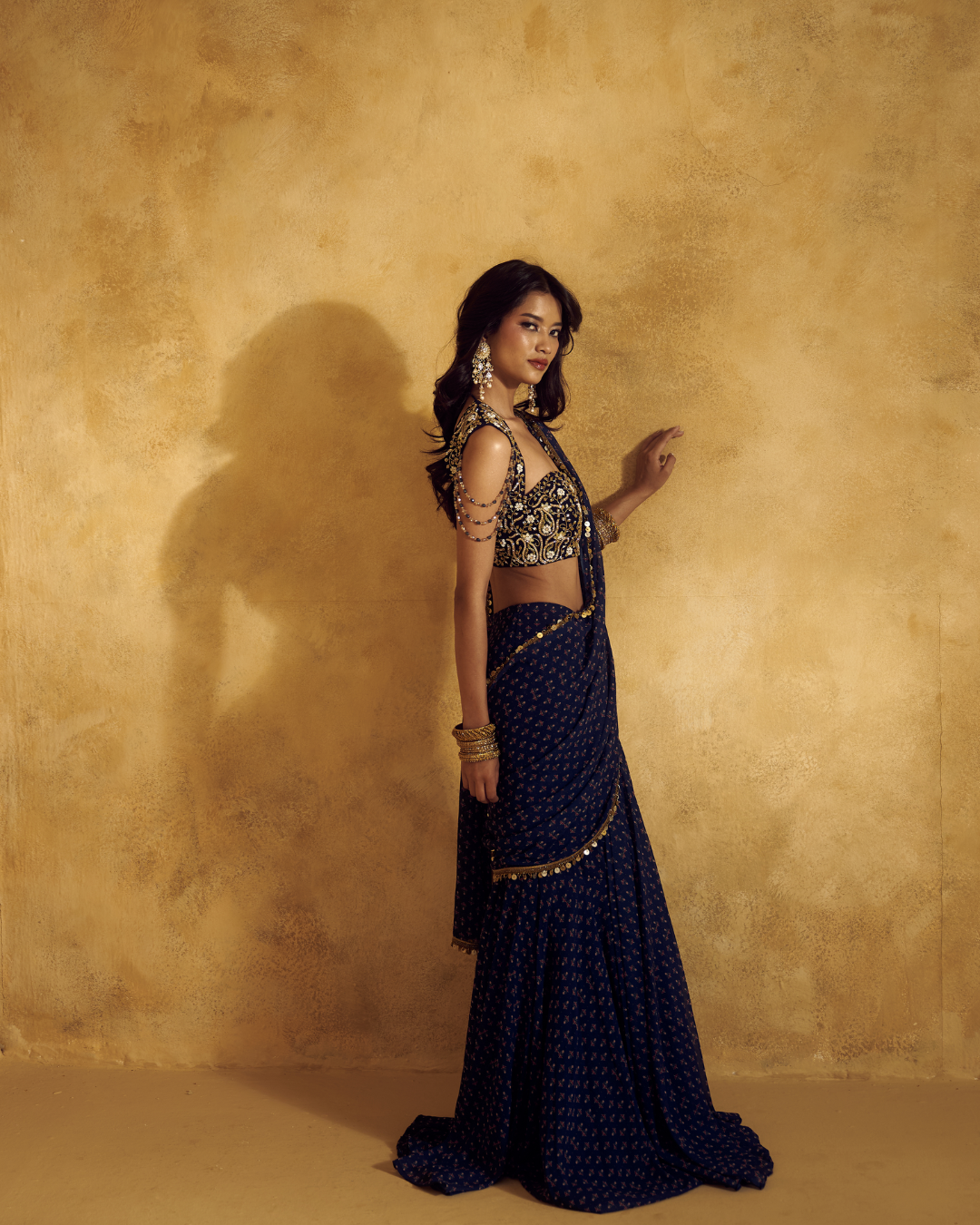 Rashika Sharma - MEERA SAREE SET FROM LASHKARA