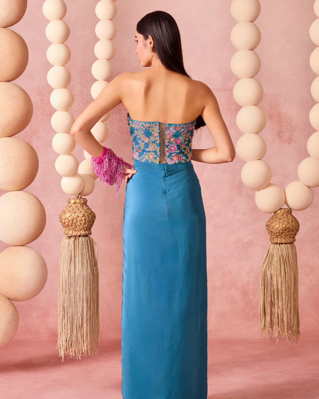 Chamee & Palak - Itra Drape Skirt From Jhoom