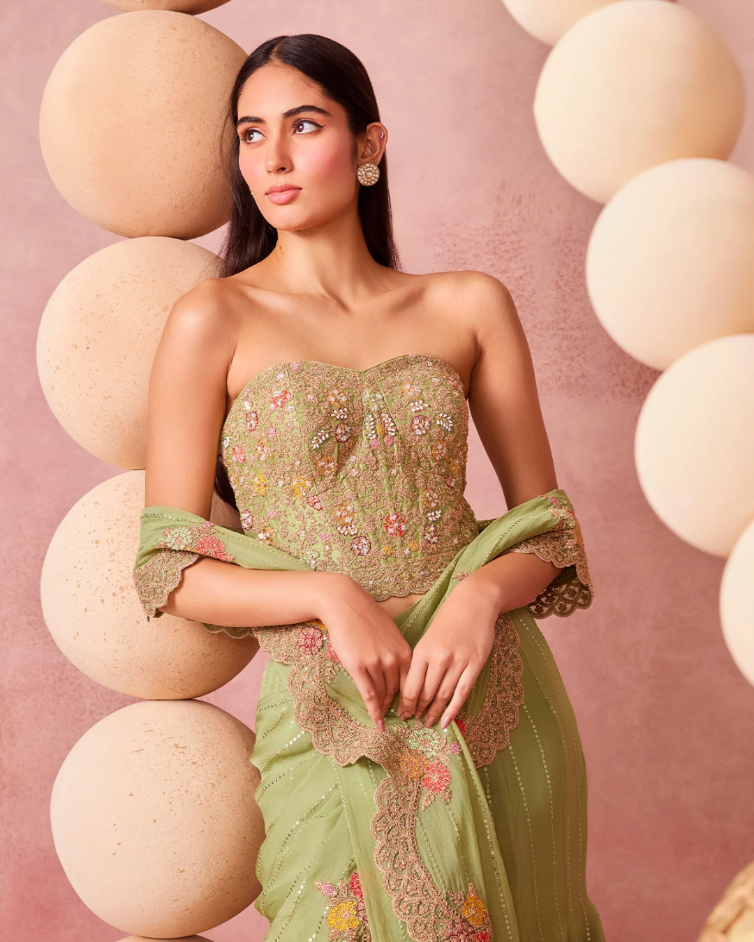 Chamee & Palak - Revati Saree From Jhoom
