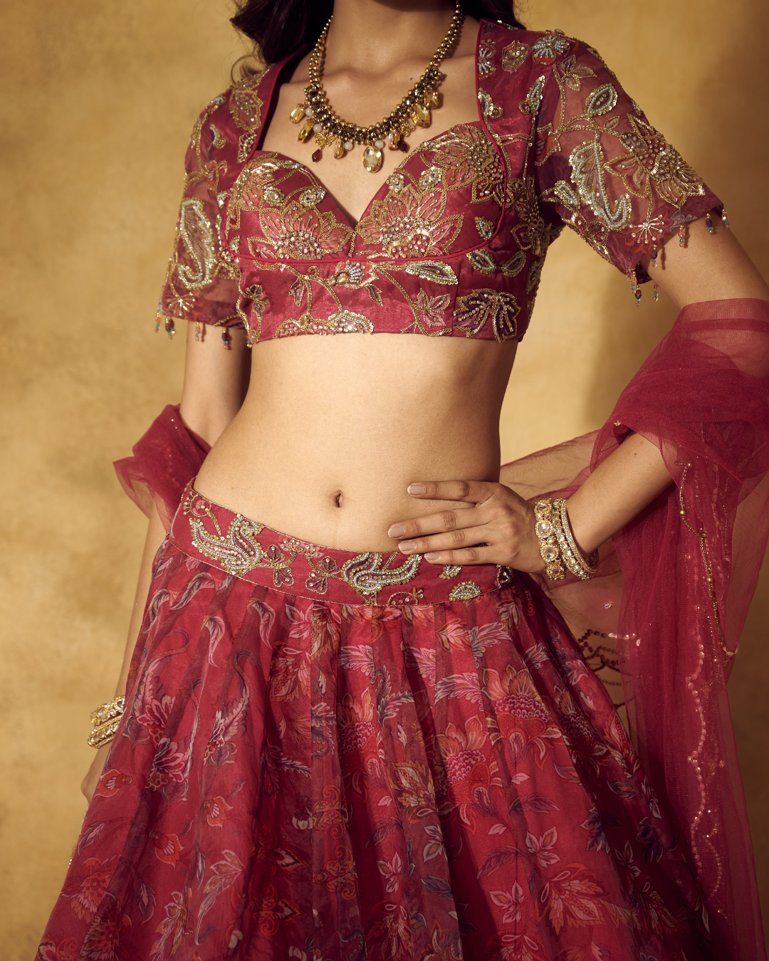Rashika Sharma - ROSHNI LEHENGA SET FROM LASHKARA