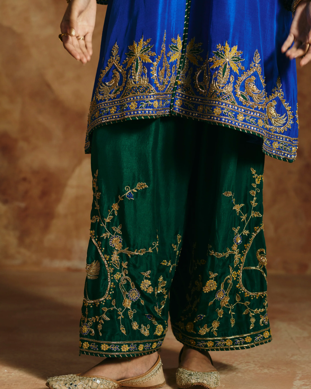 Aman Takyar - Cobalt Kurta Set From Today's Sindh