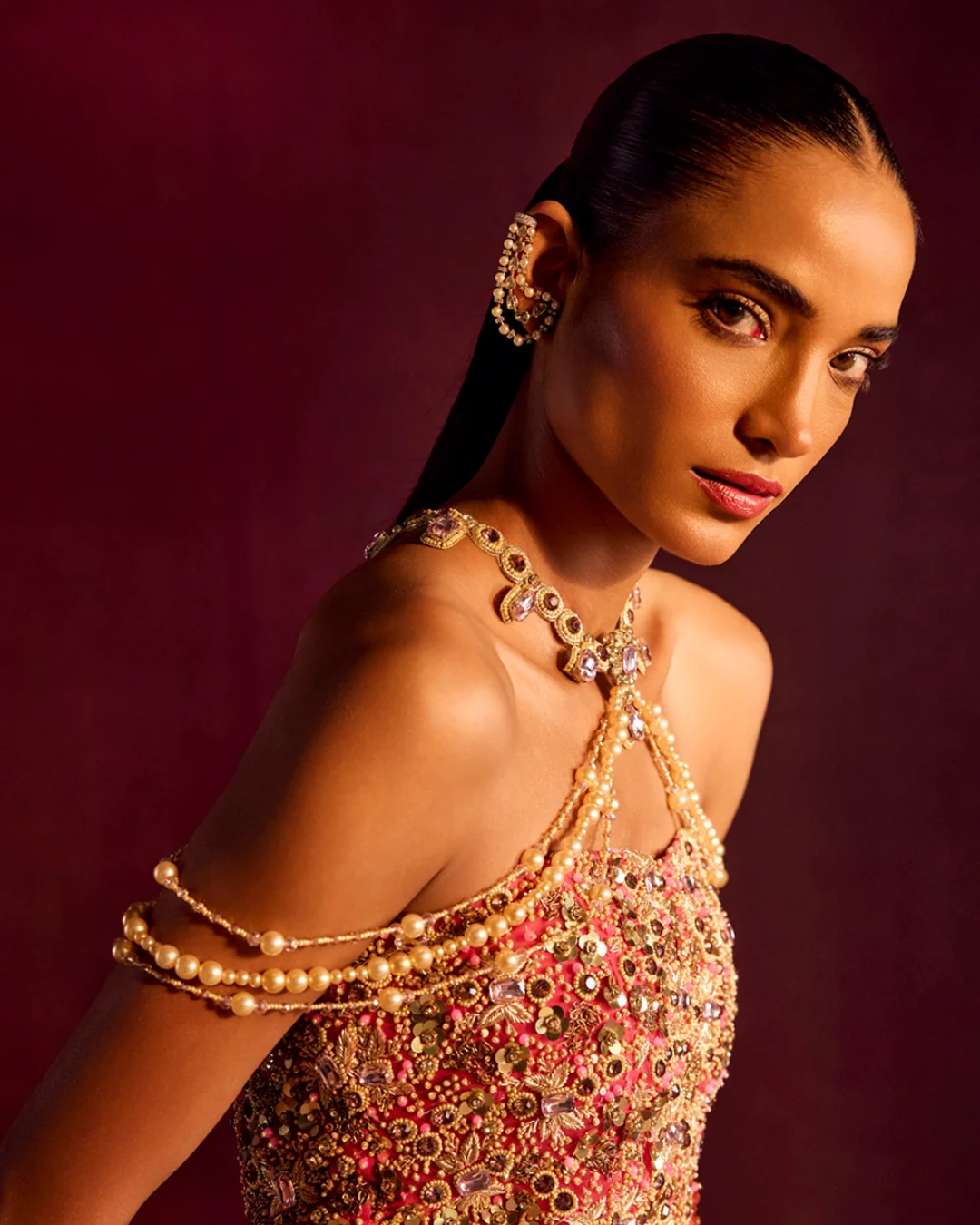 Prevasu - Belle Corset Skirt Set From Raabta