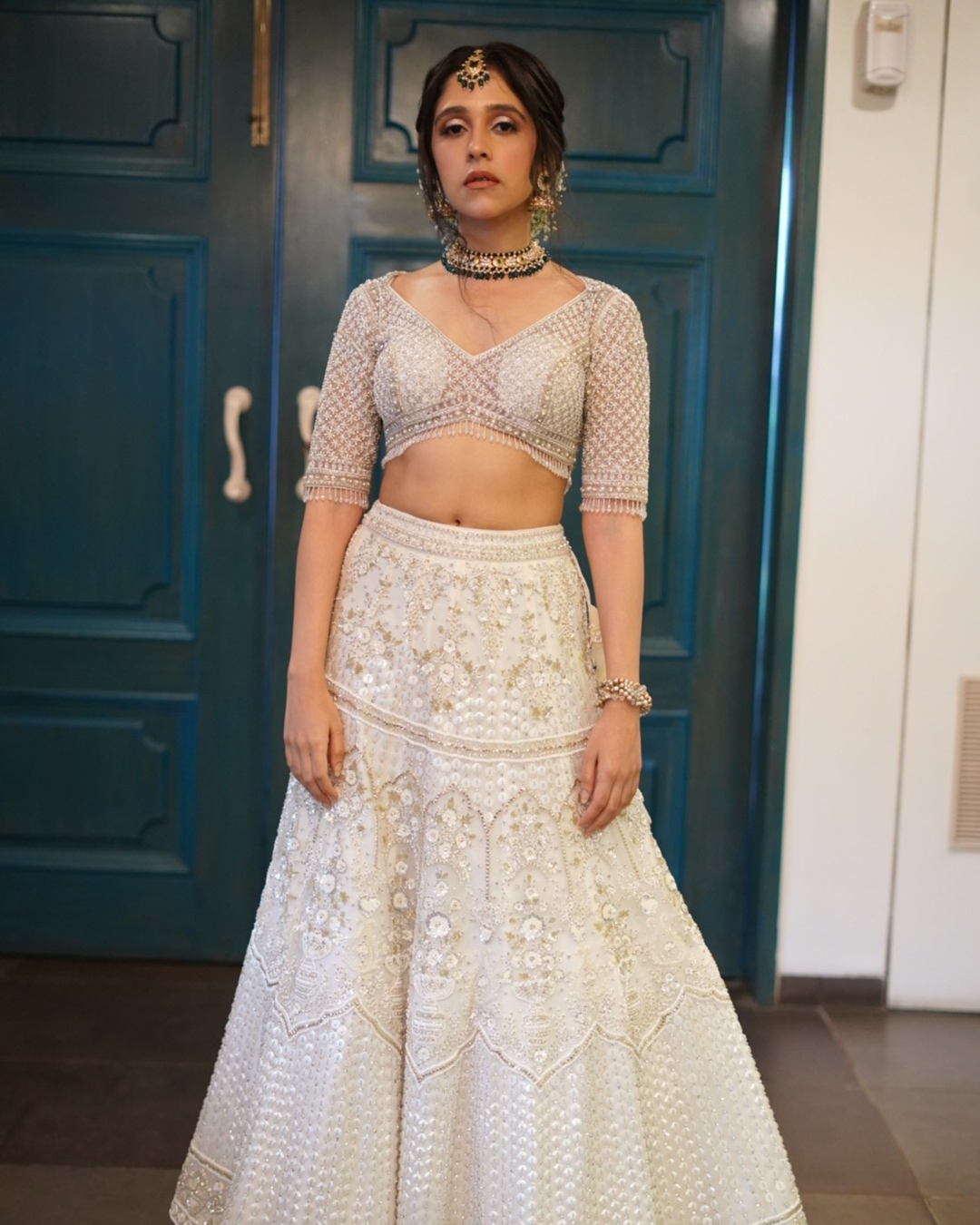 Isa by Dolly Wahal - Meet Ivory Bridal Lehenga From Bridal