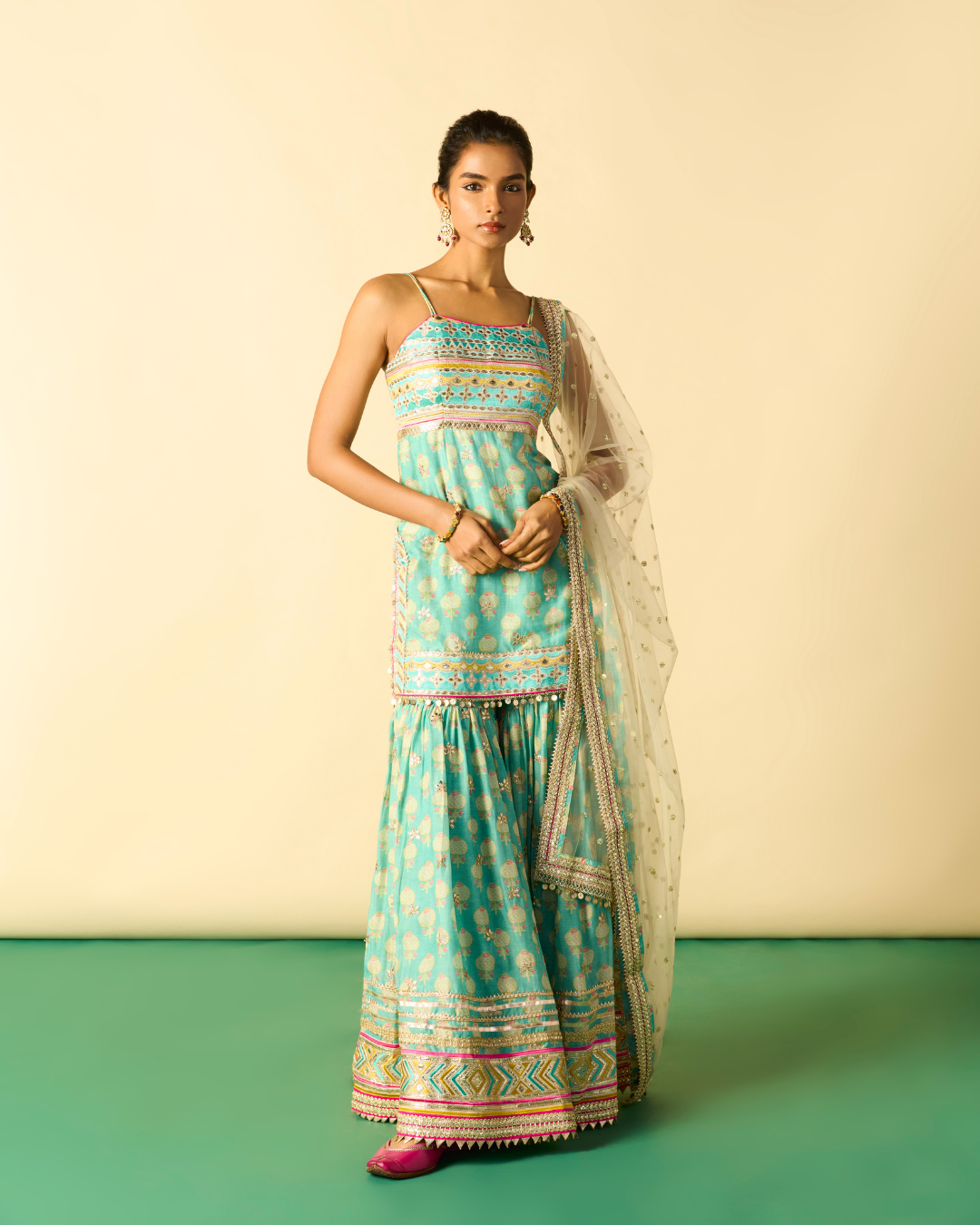 Gopi Vaid - Dhriaa Strappy Set From Chaar Bagh