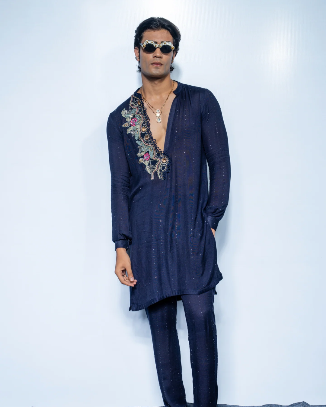 Rishi and Vibhuti - Indie Imprium Kurta Set From Rock & Roll
