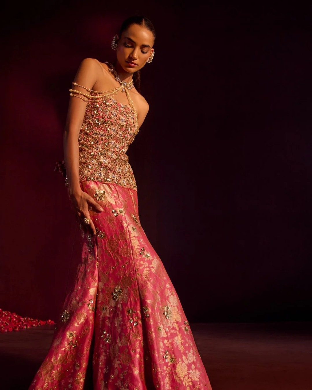 Prevasu - Belle Corset Skirt Set From Raabta