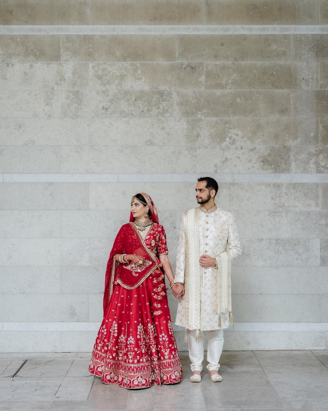 Isa by Dolly Wahal - Red Bridal Lehenga From Bridal